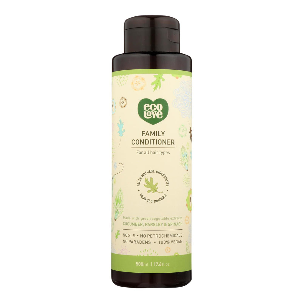 
                  
                    Ecolove Conditioner, Green Vegetables Family Conditioner For All Hair Types, Case Of 1, 17.6 Fl Oz.
                  
                
