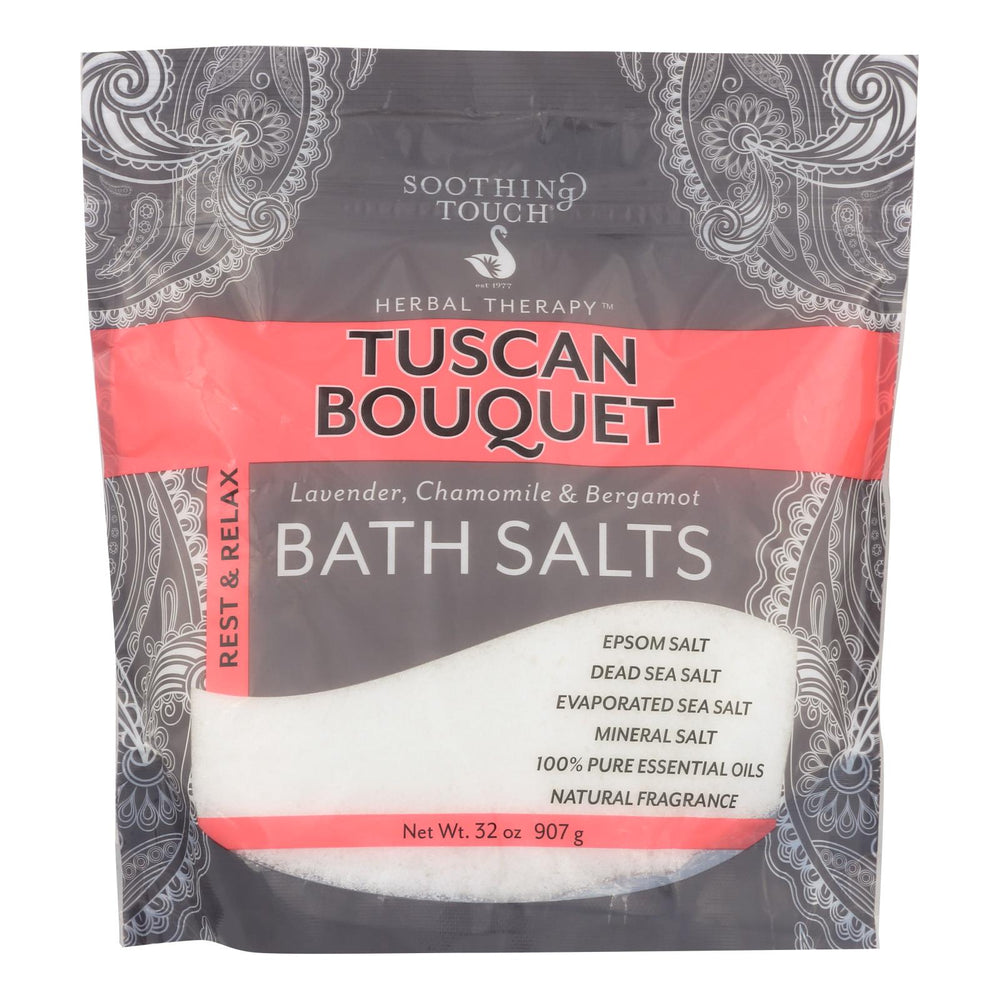Soothing Touch Bath Salts, Rest & Relax Tuscan Bouquet, 32 Oz