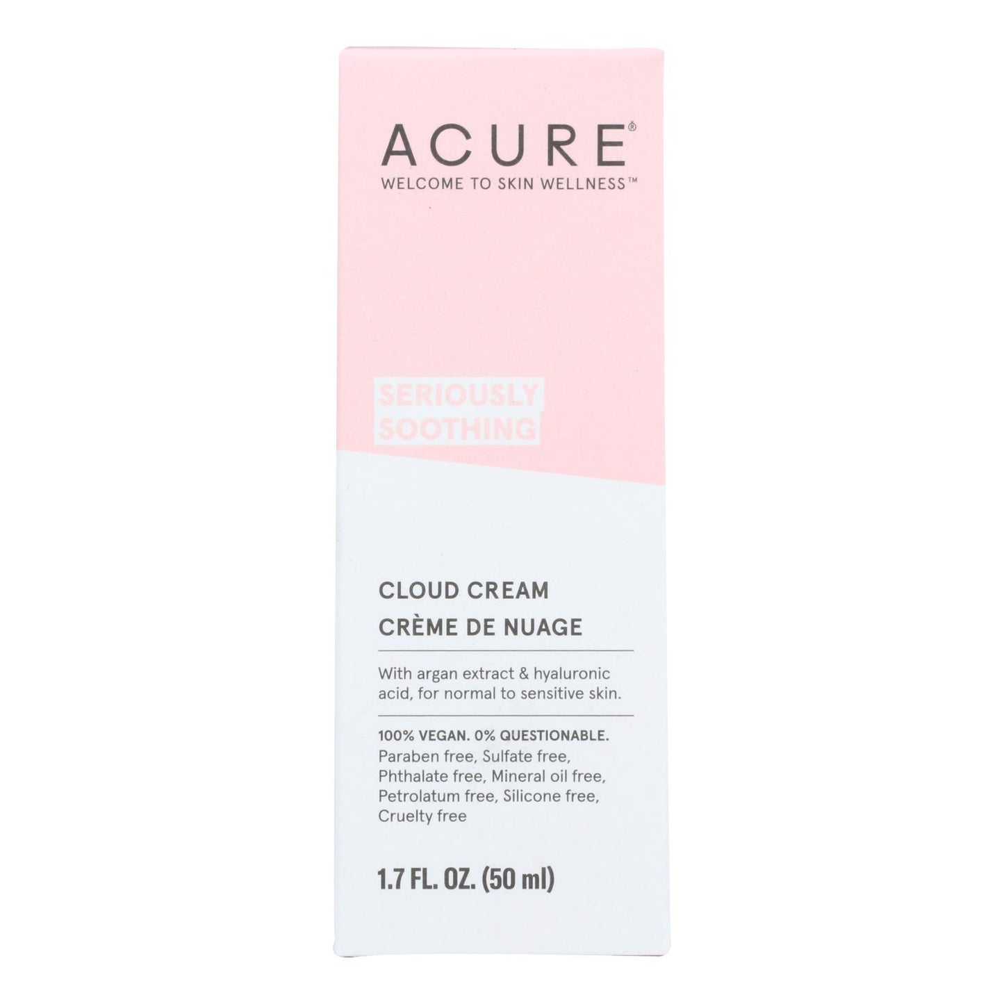 
                  
                    Acure Cream, Soothing, Cloud, 1.7 Fl Oz
                  
                