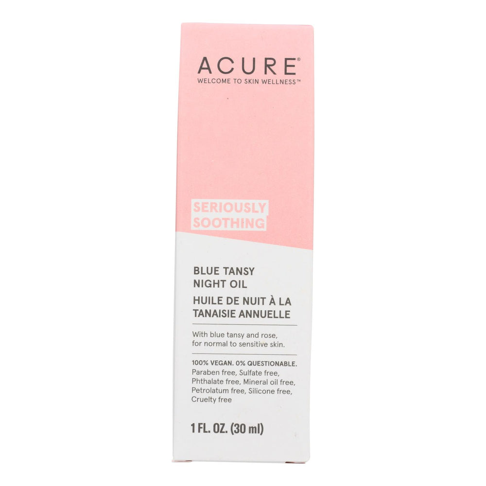 
                  
                    Acure Oil, Tansy, Soothing Blue, 1 Fl Oz
                  
                
