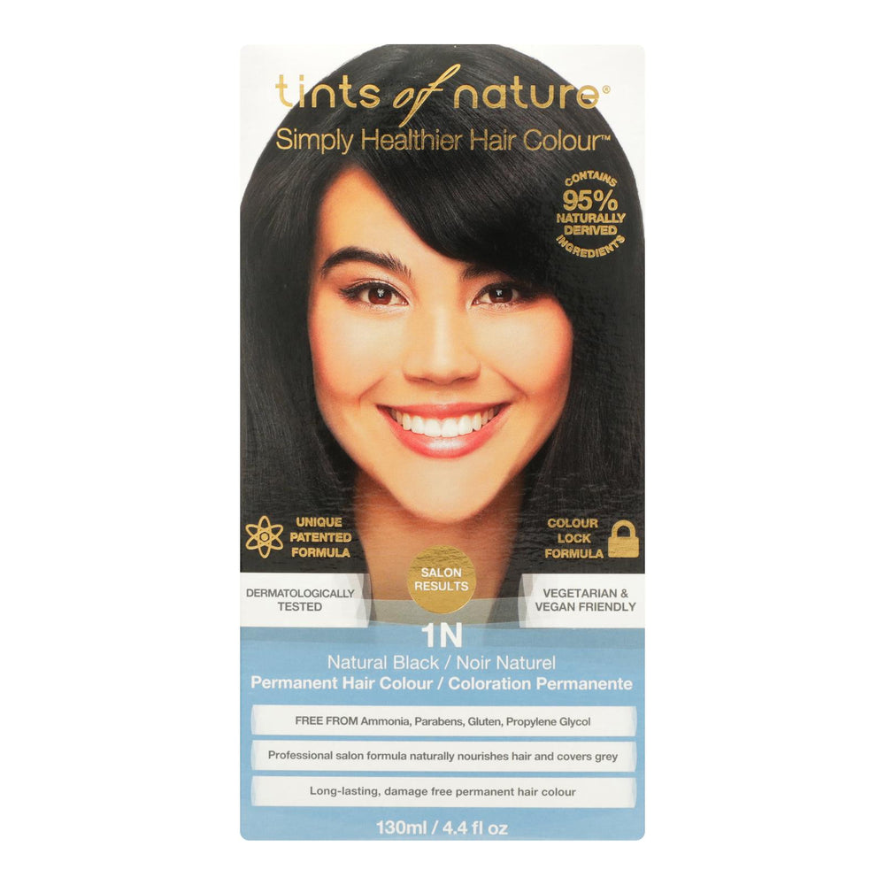 Tints Of Nature 1n Natural Black Hair Color , 1 Each, 4.4 Fz