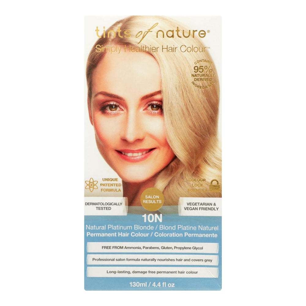 
                  
                    Tints Of Nature 10n Natural Platinum Blonde Hair Color , 1 Each, 4.4 Fz
                  
                