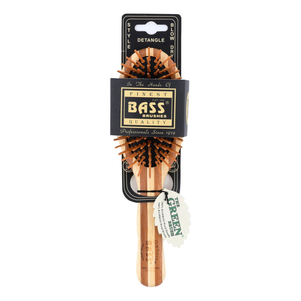 Bass Brushes Bamboo Wood Bristle Brush, Large, 1 Count