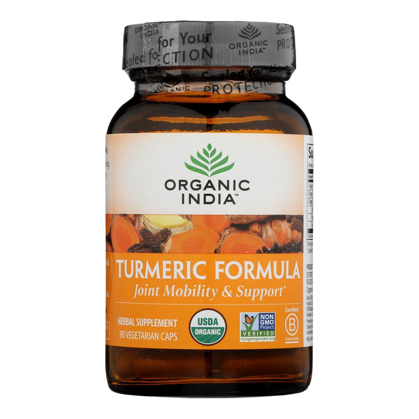 
                  
                    Organic India Wellness Supplements, Turmeric Formula , 1 Each, 90 Vcap
                  
                
