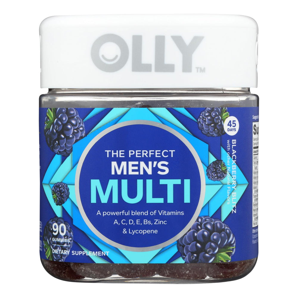 Olly Vitamins Multi Mens Blkbr, 1 Each, 90 Ct