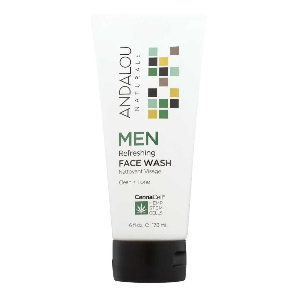 Andalou Naturals Men's Refreshing Face Wash - 6 fl oz.