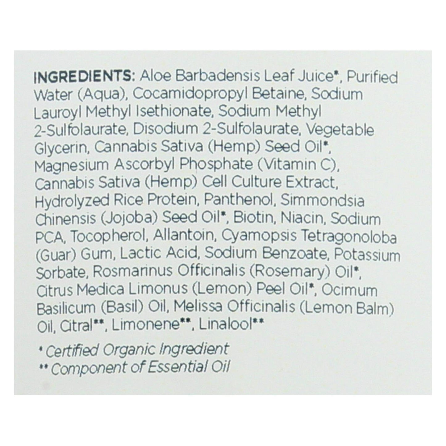 
                  
                    Andalou Naturals CannaCell Vitamin Shampoo Rosemary + Lavender - 8.5 fl oz.
                  
                