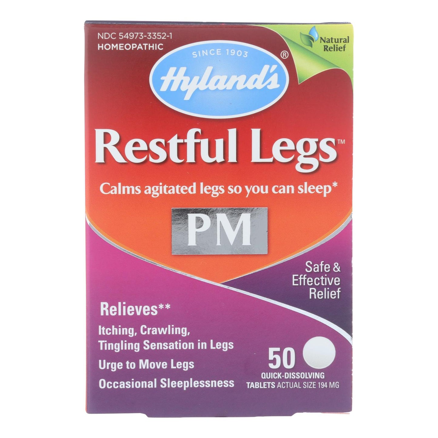 
                  
                    Hylands Homeopathic - Restful Legs Pm - 50 Tab
                  
                