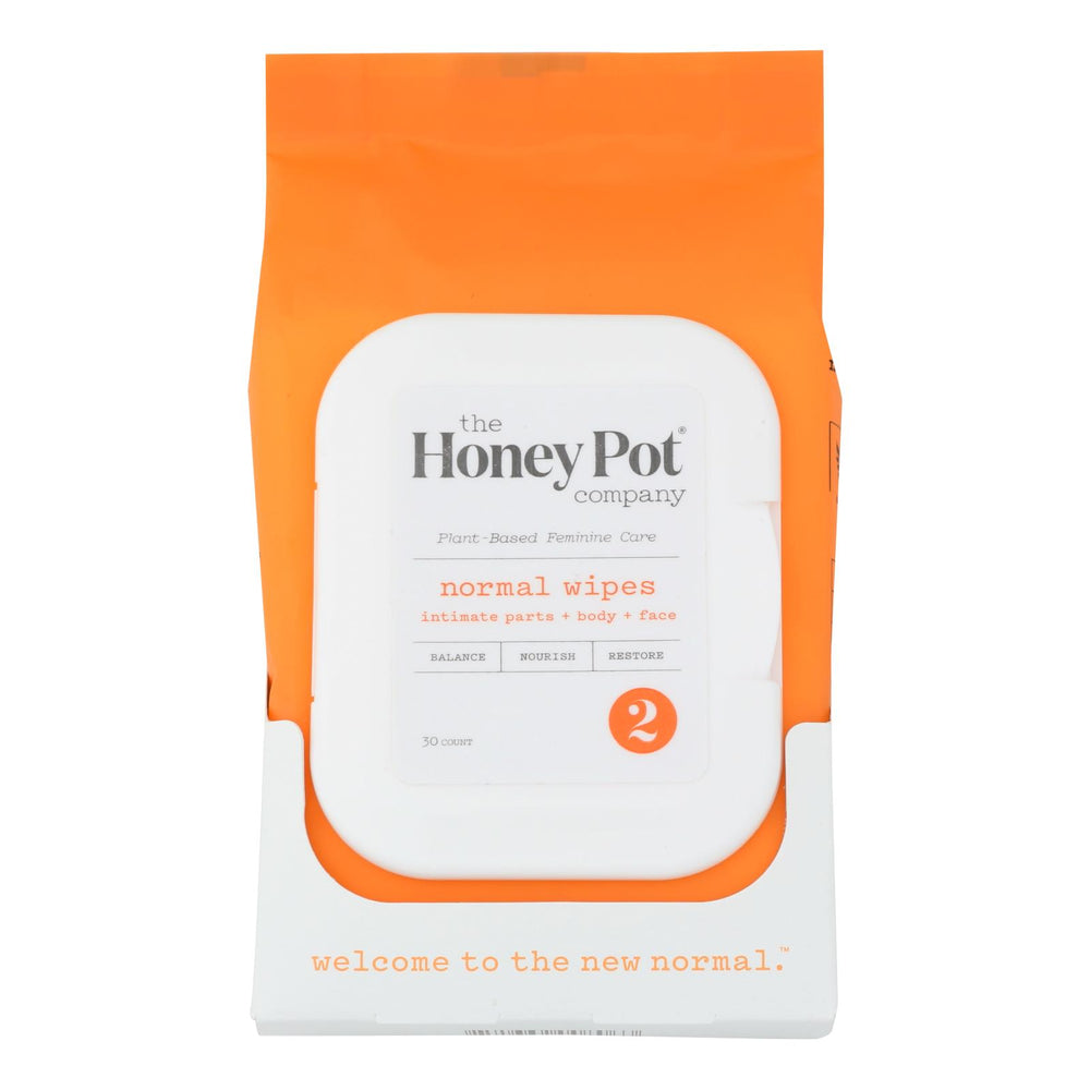 The Honey Pot Normal Wipes, 30 Ct