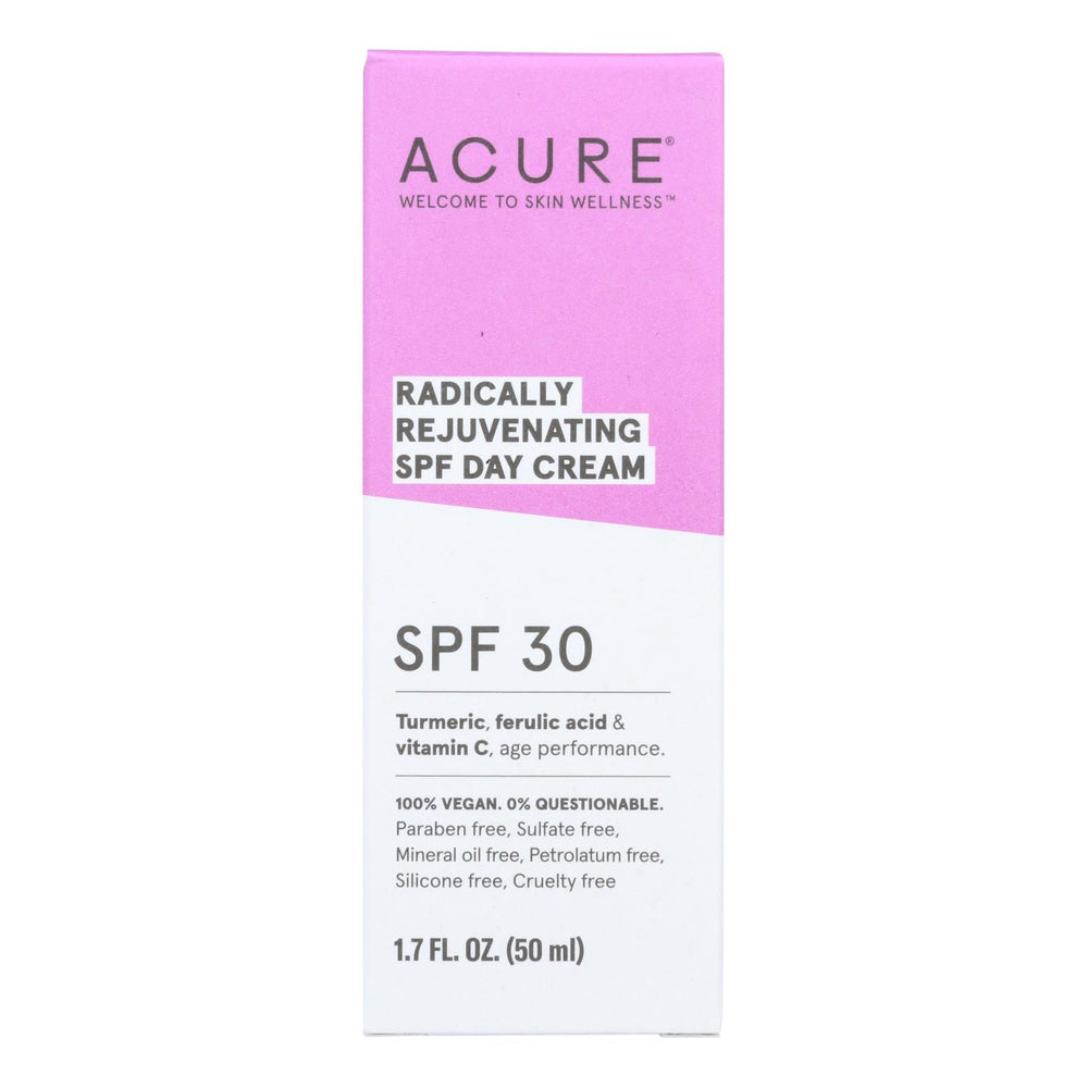 Acure Radically Rejuvenating SPF 30 Day Cream - 1.7 fl oz.