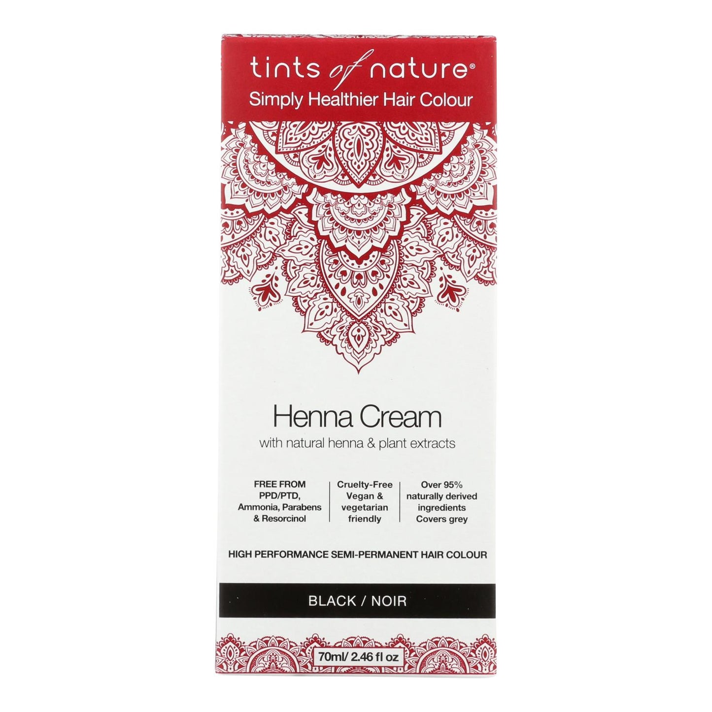 
                  
                    Tints Of Nature, Henna Cream Black, 2.46 Fz
                  
                