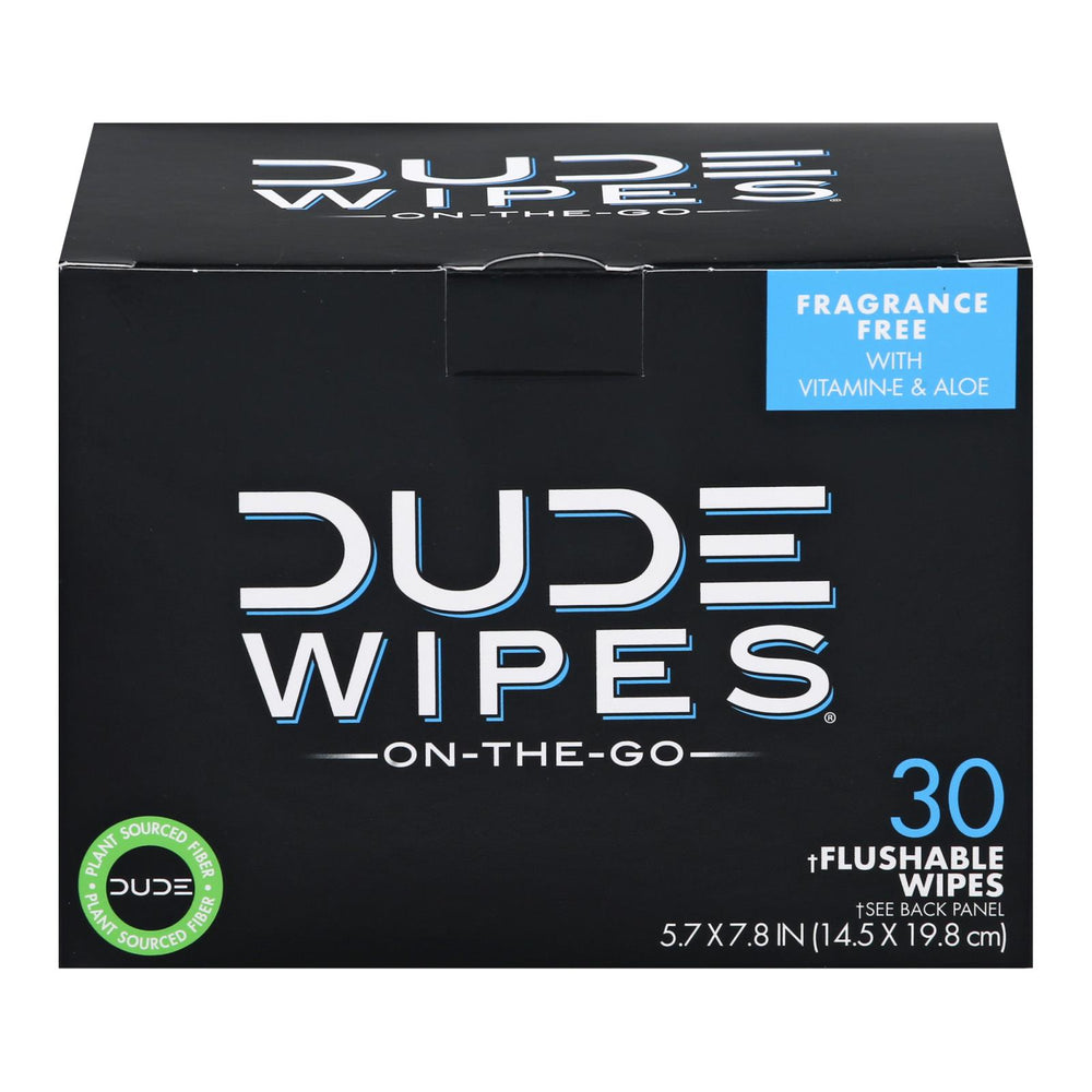 Dude Wipes Wipes Travel Singles, 30 Ct.