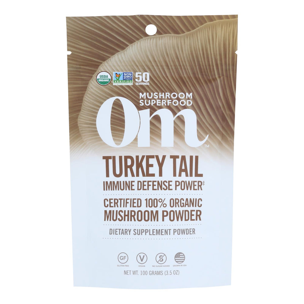
                  
                    Om, Trkey Tail Organic Powder 100grm, 1 Each, 3.5 Oz
                  
                