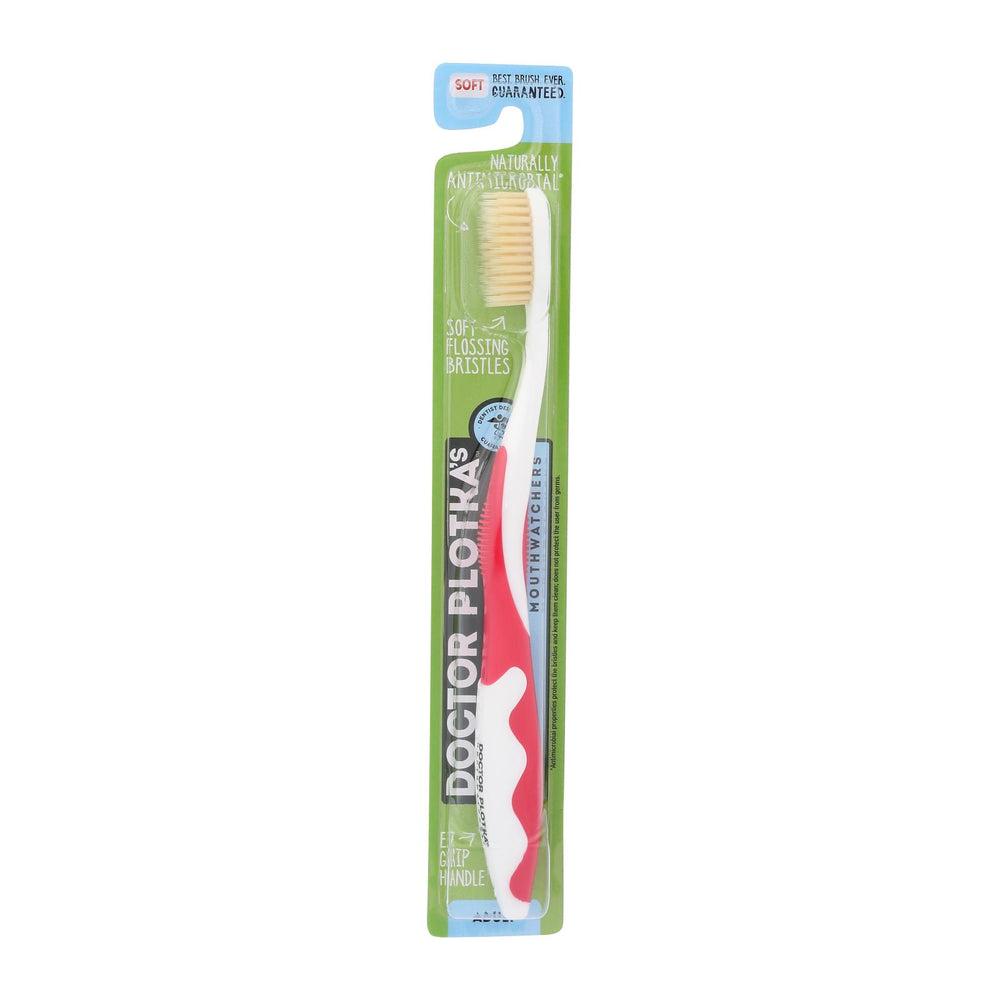 Mouth Watchers A-b Adult Red Toothbrush, 1 Each, Ct