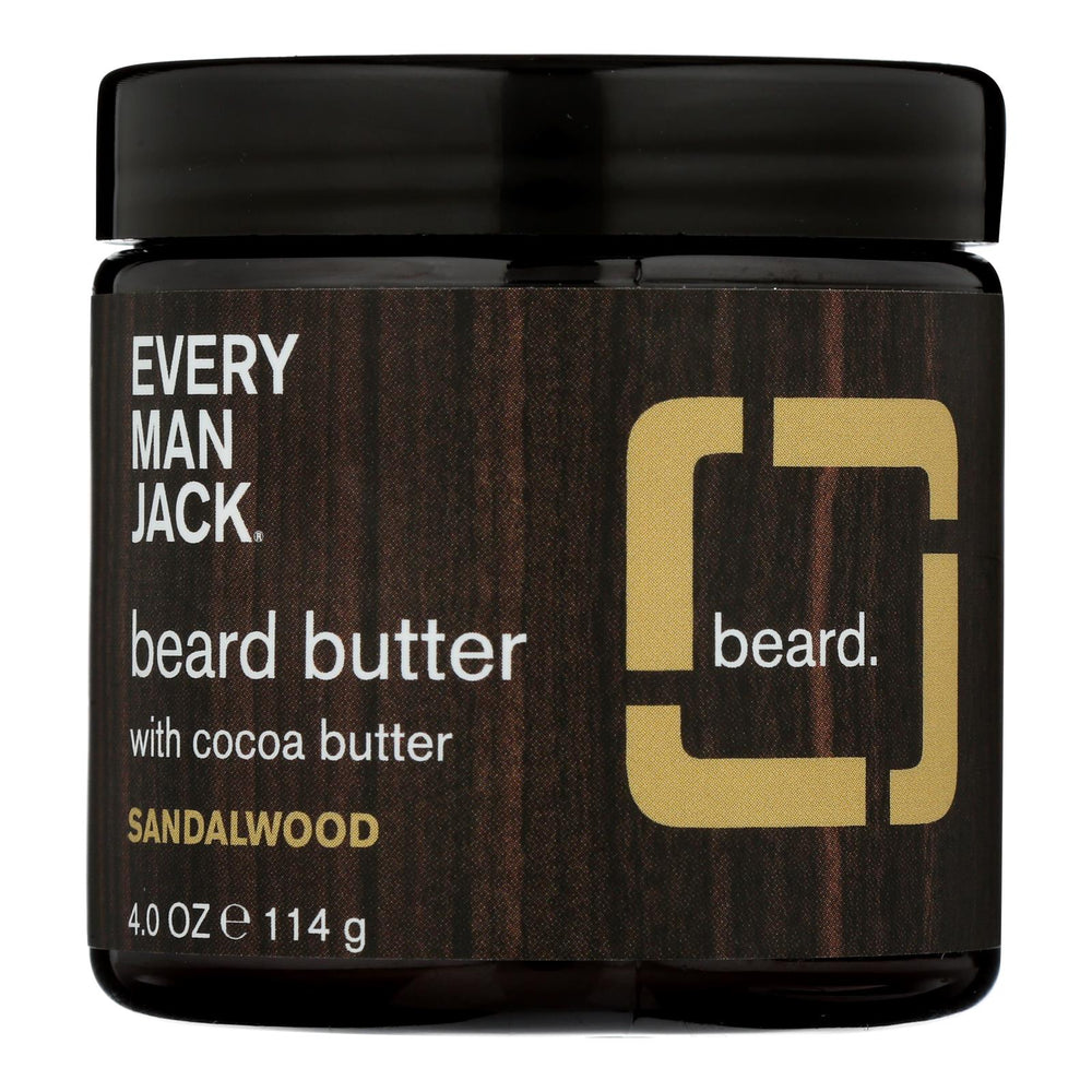 Every Man Jack Beard Butter Sandalwood, 1 Each, 4 Oz