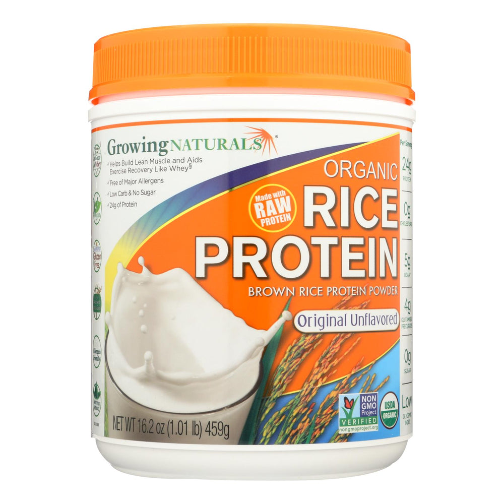 
                  
                    Growing Naturals, Rice Protein Powder Orignal, 1 Each, 16.19 Oz
                  
                