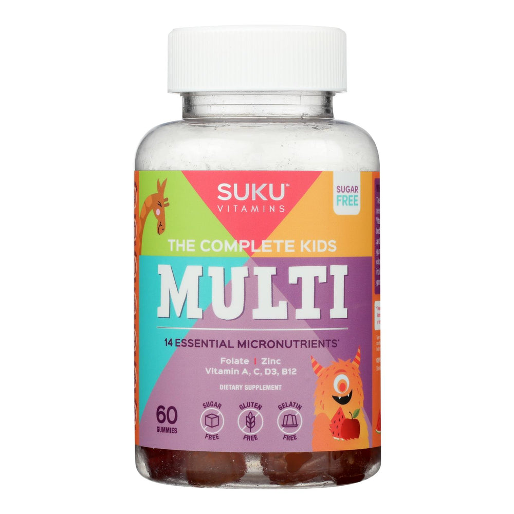 Suku Vitamins - Gummy Complete Kids Multi - 1 Each -60 Count