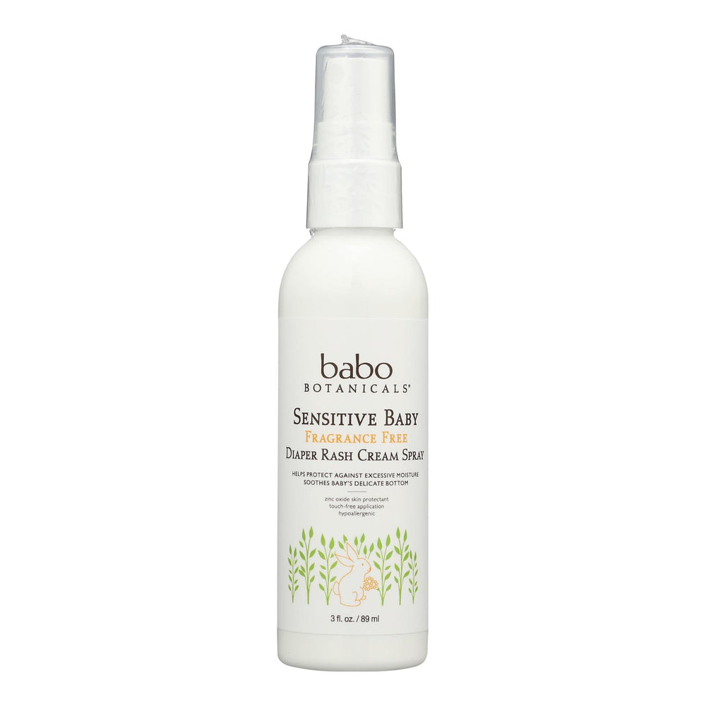 Babo Botanicals - Diaper Cream Spry Sensitive - 1 Each -3 Fz